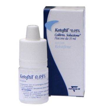 Ketoftil Collirio 0,5 mg/ml 10 ml 