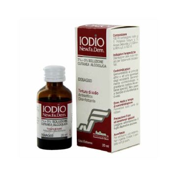 Iodio sol alco i*20ml 7%/5%