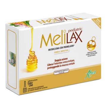Aboca Melilax pediatrico 6 microclismi 5 grammi