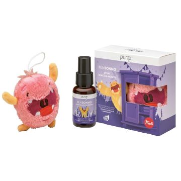 Purae spray bensonno scacciamostri 50 ml con mostro trudi rosa