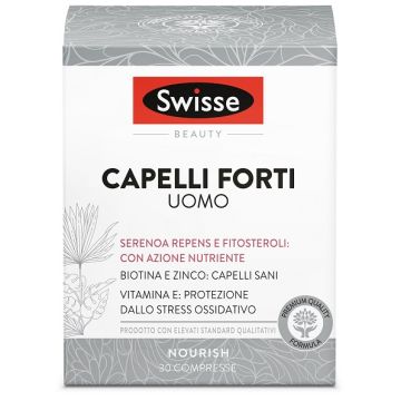 Swisse Capelli Forti Uomo Integratore Alimentare 30 compresse