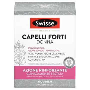 Swisse Capelli Forti Donna Integratore Alimentare 30 compresse
