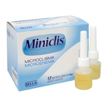 Miniclis adulti 9 g 12 microclismi
