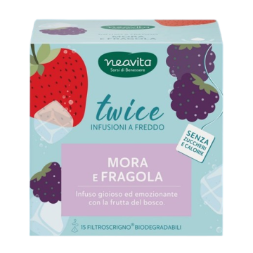 Infuso twice mora e fragola filtroscrigno 15 filtri 3,5 g