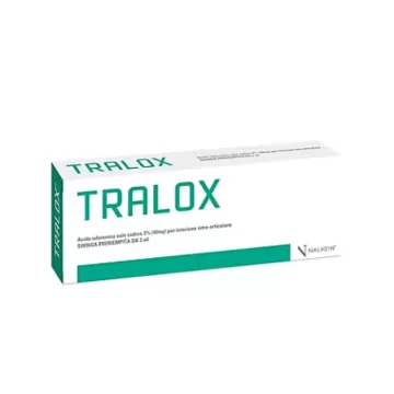 Tralox 2% siringa intra-articolare acido ialuronico 2 ml 1 pezzo