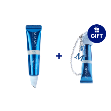 Miamo Skincolor Care Lip Gloss Aging Defense spf 30+ Glass Sweet Mint Flavor 15 ml + in Omaggio Lip Charm